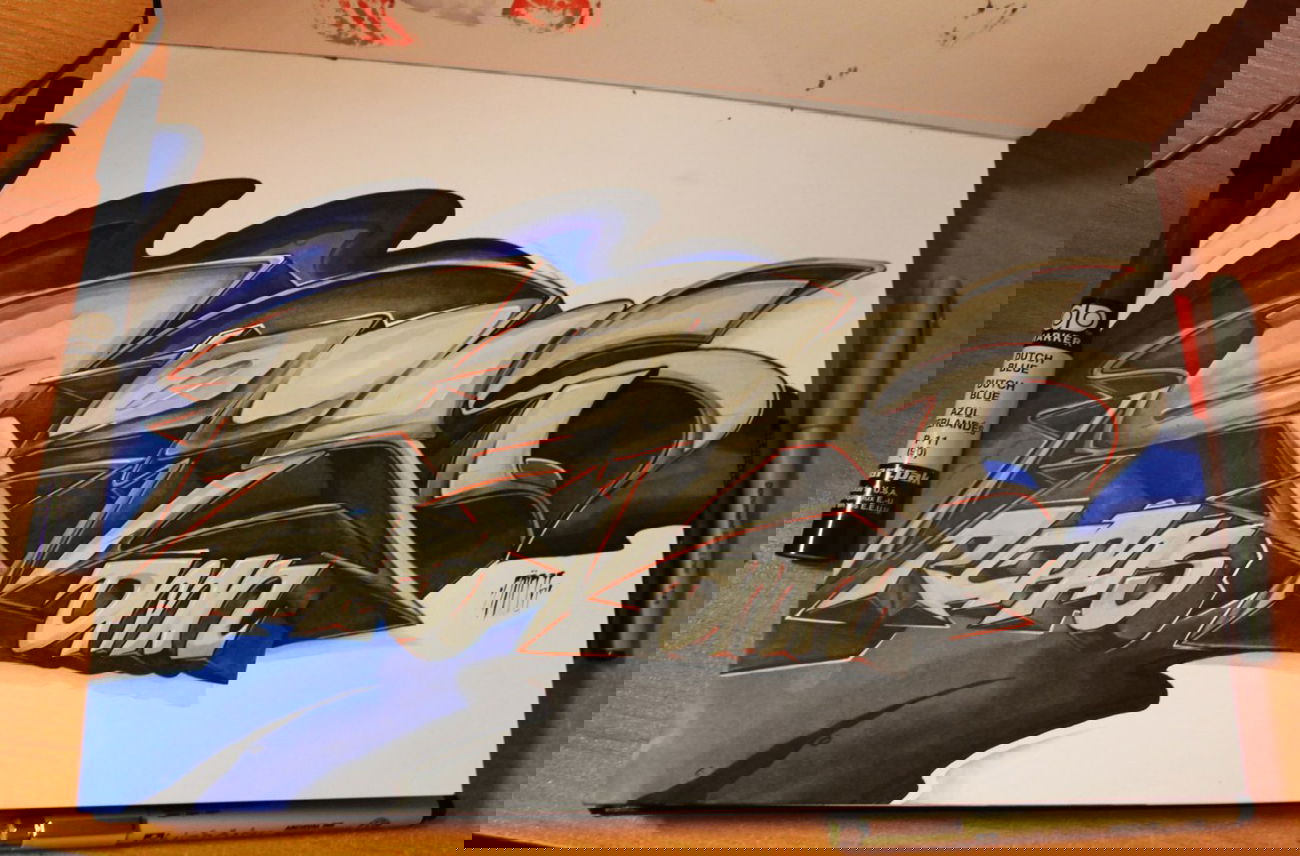 Graffiti Sketch - Photo by DMN - Repas, DMN, Graffiti (2015)