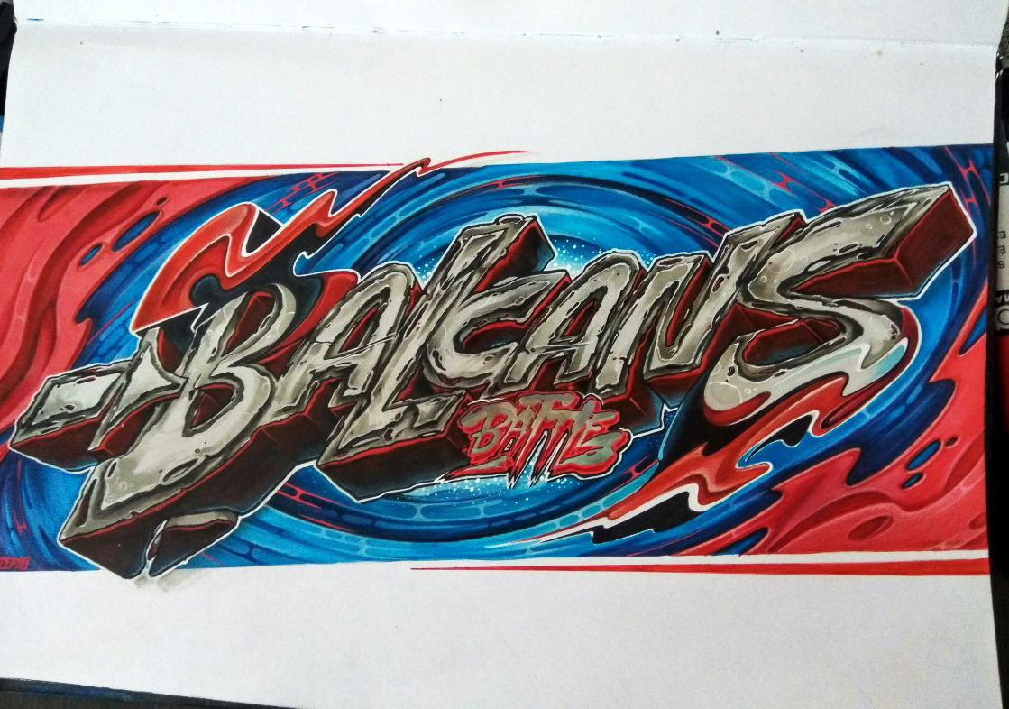 Graffiti Sketch - Photo by DMN - Balcans (2016)