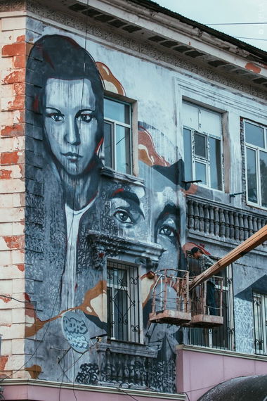 Graffiti Wall - Photo by DMN - DMN, Repas, Shimkent (2016)