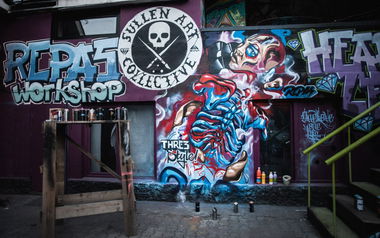 Graffiti Wall - Photo by DMN - DMN, Repas, Workshop (2014)