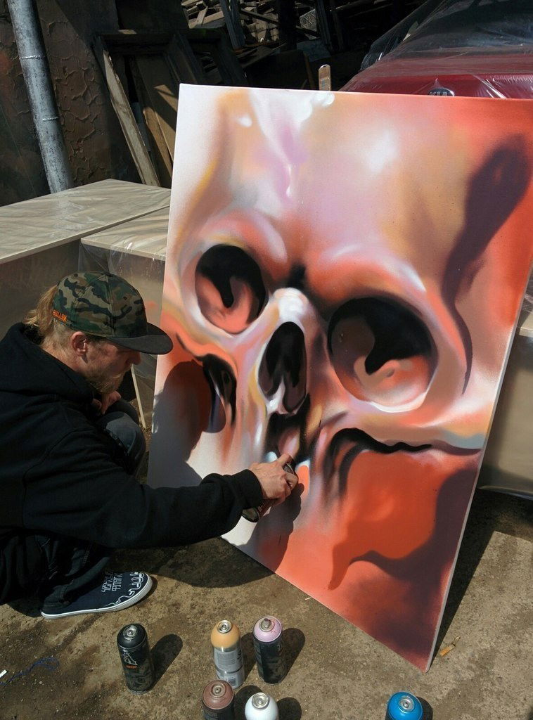 Graffiti Wall - Photo by DMN - Repas, Almaty, DMN (2015)