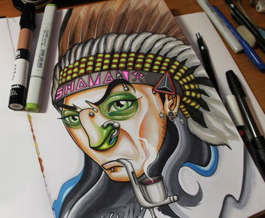 Graffiti Sketch - Photo by DMN - Sketch, Repas, Workshop (2015)