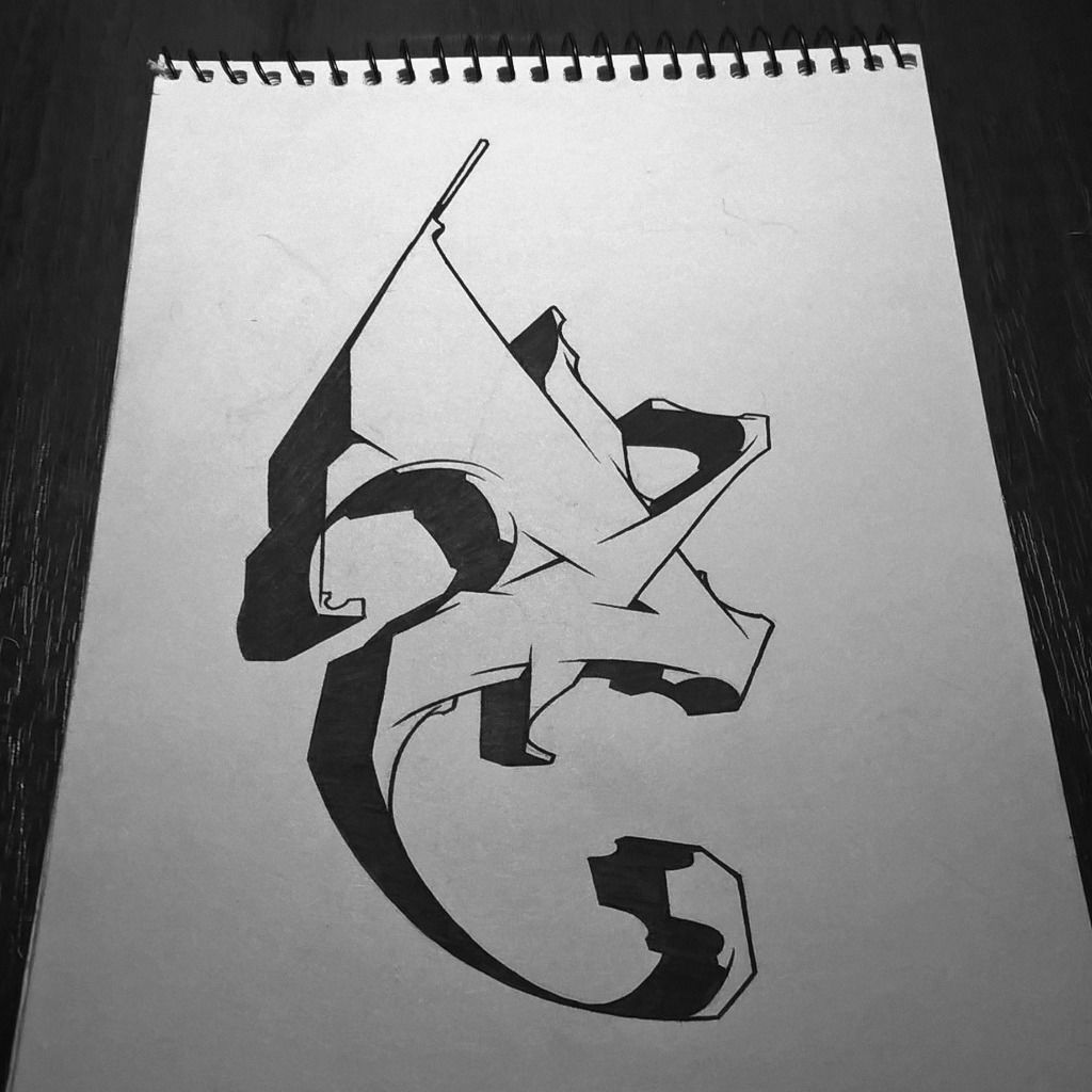 Graffiti Sketch - Photo by DOAK - DOAK, DRD, D