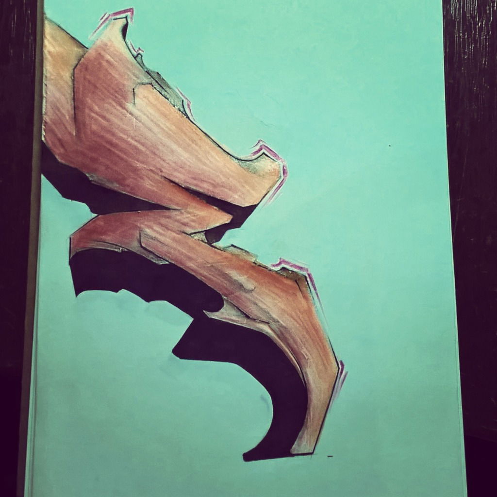 Graffiti Sketch - Photo by DOAK - DRD, E (2015)