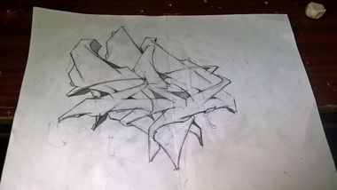 Graffiti Sketch - Photo by DOAK - DOAK, DRD