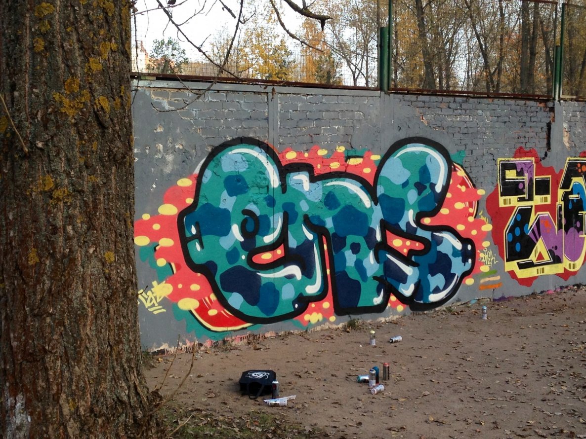 Graffiti Wall - Photo by DOBROTA88 - DOBR, ENS, ENSC
