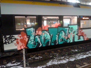 Graffiti Train - Photo by DOHE - snap, beks, fidsh (2015)