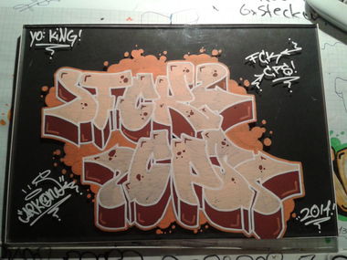 Graffiti Sketch in Münster - Photo by DOHE - FCK, CPS, 2014 (2014)