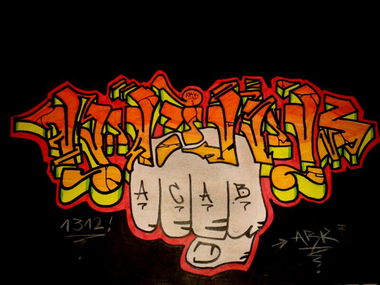 Graffiti Sketch in Münster - Photo by DOHE - acab, old, style (2012)