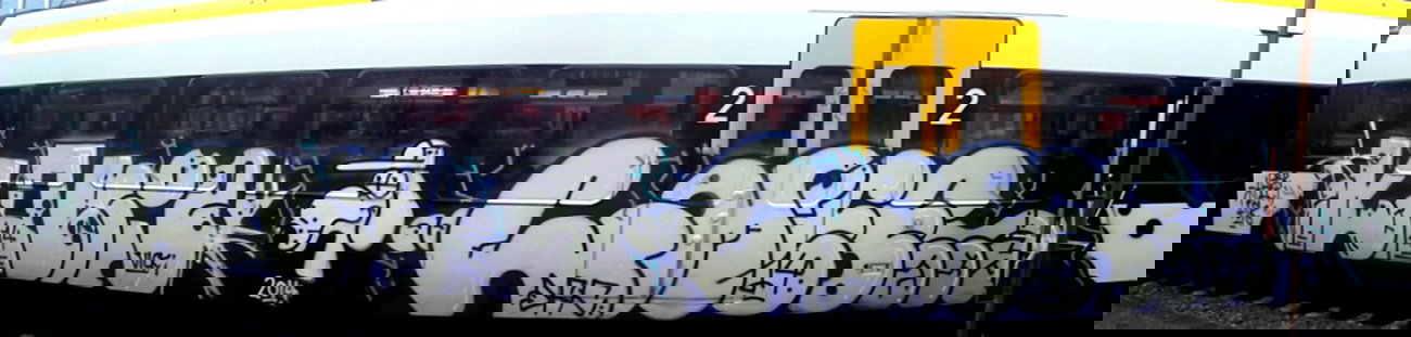 Graffiti Train - Photo by DOHE - fsk, vicki, kassel (2014)