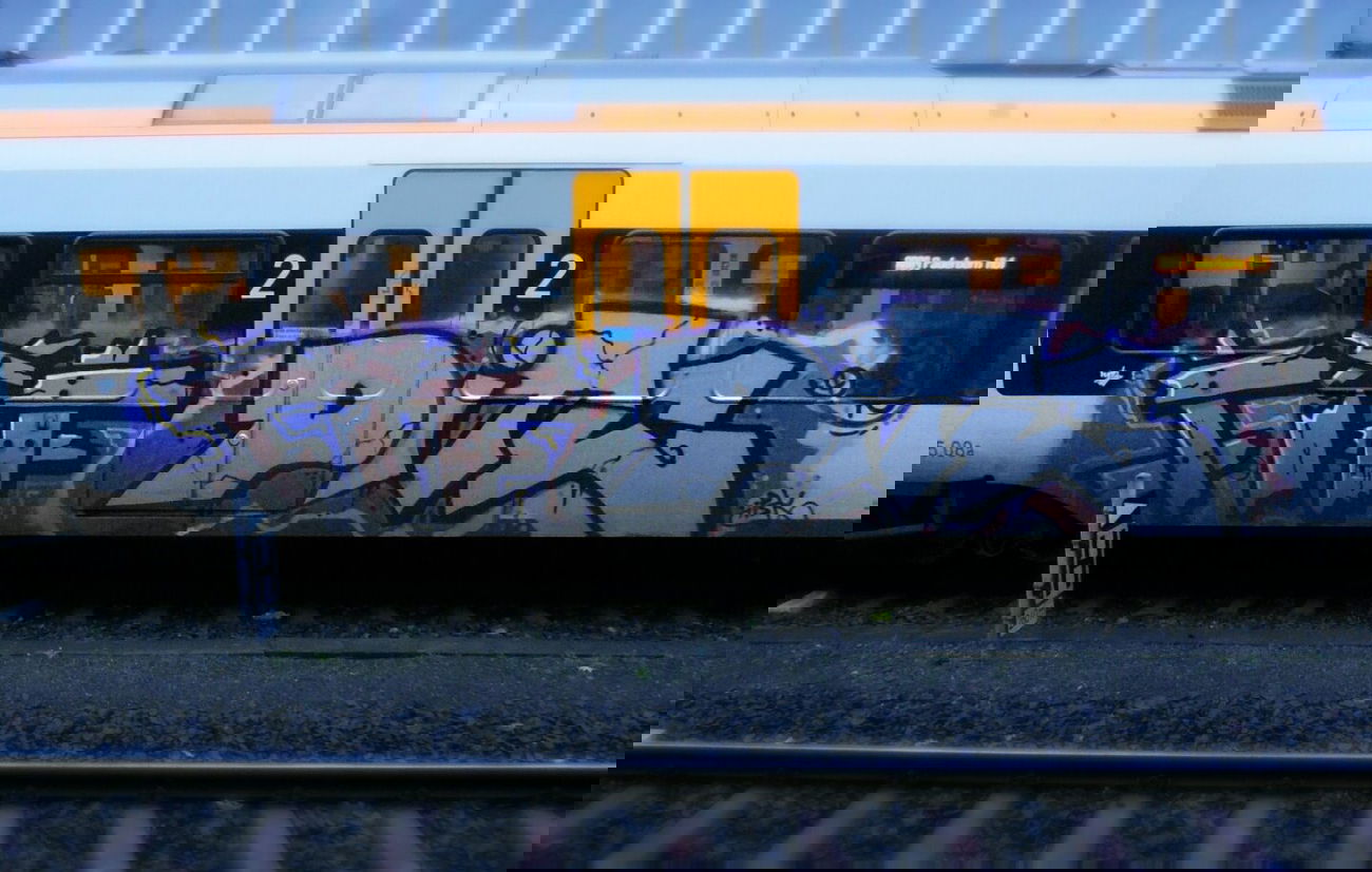 Graffiti Train - Photo by DOHE - sif, ditc, psk (2014)