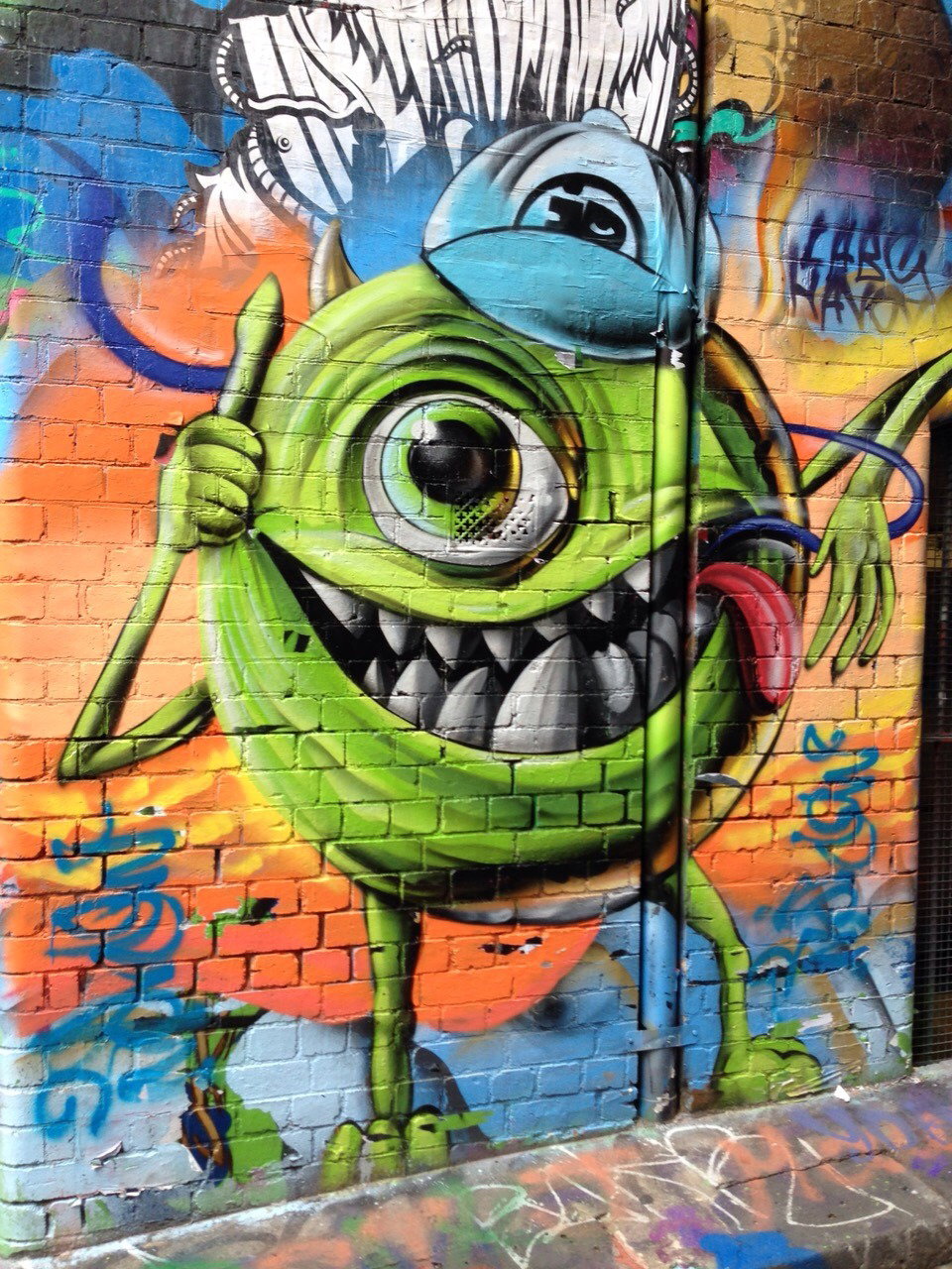 Graffiti Wall in Melbourne - Photo by DOHE - down, under, australia