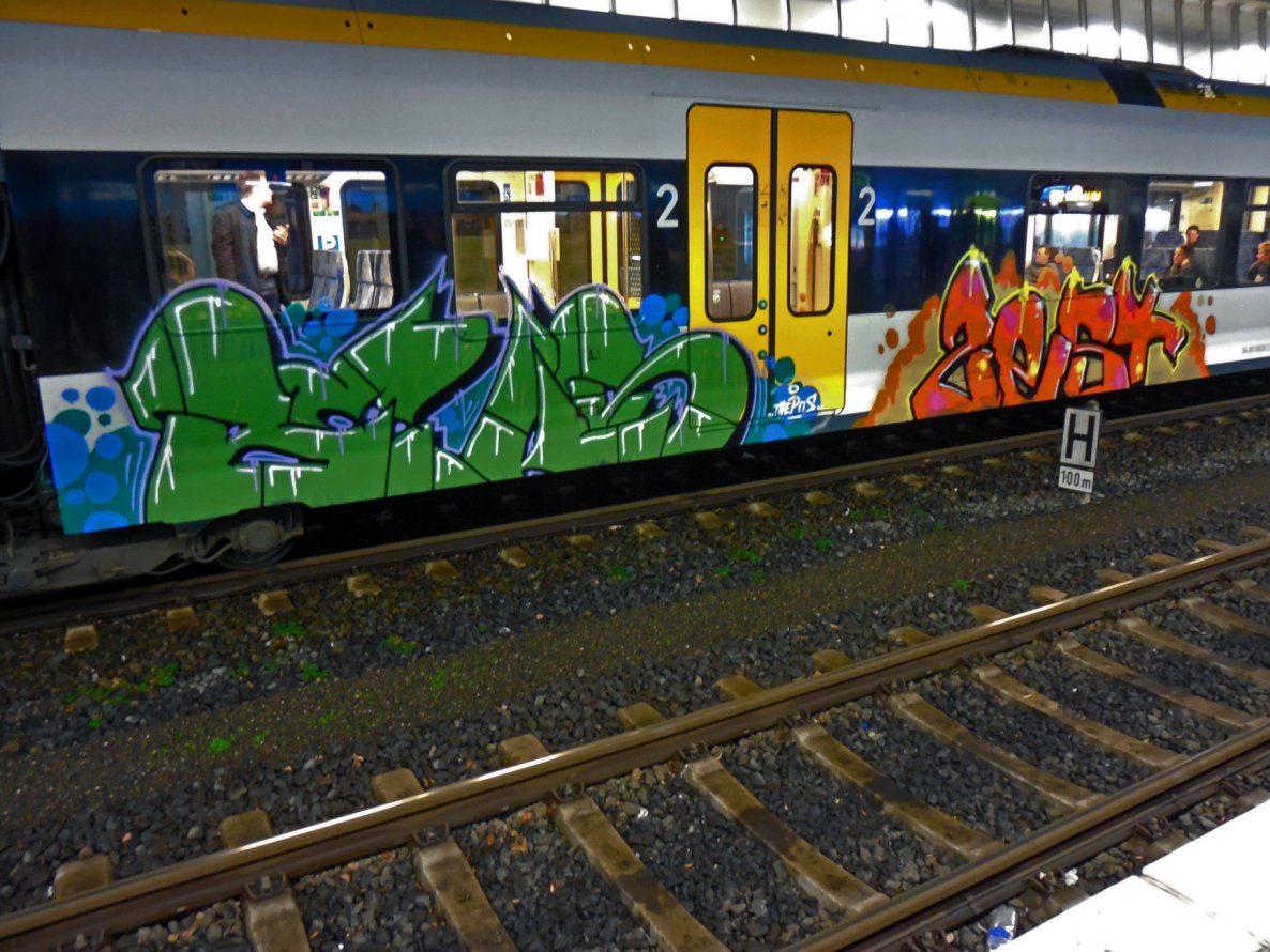 Graffiti Train - Photo by DOHE - beks, zest, syro (2015)