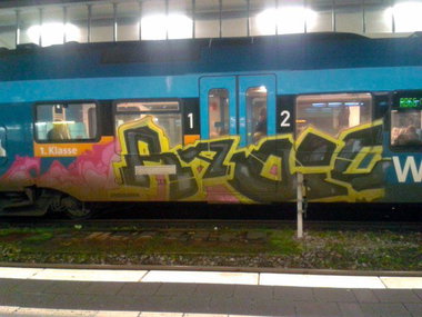 Graffiti Train - Photo by DOHE - Radicals, rcs, 1.klasse