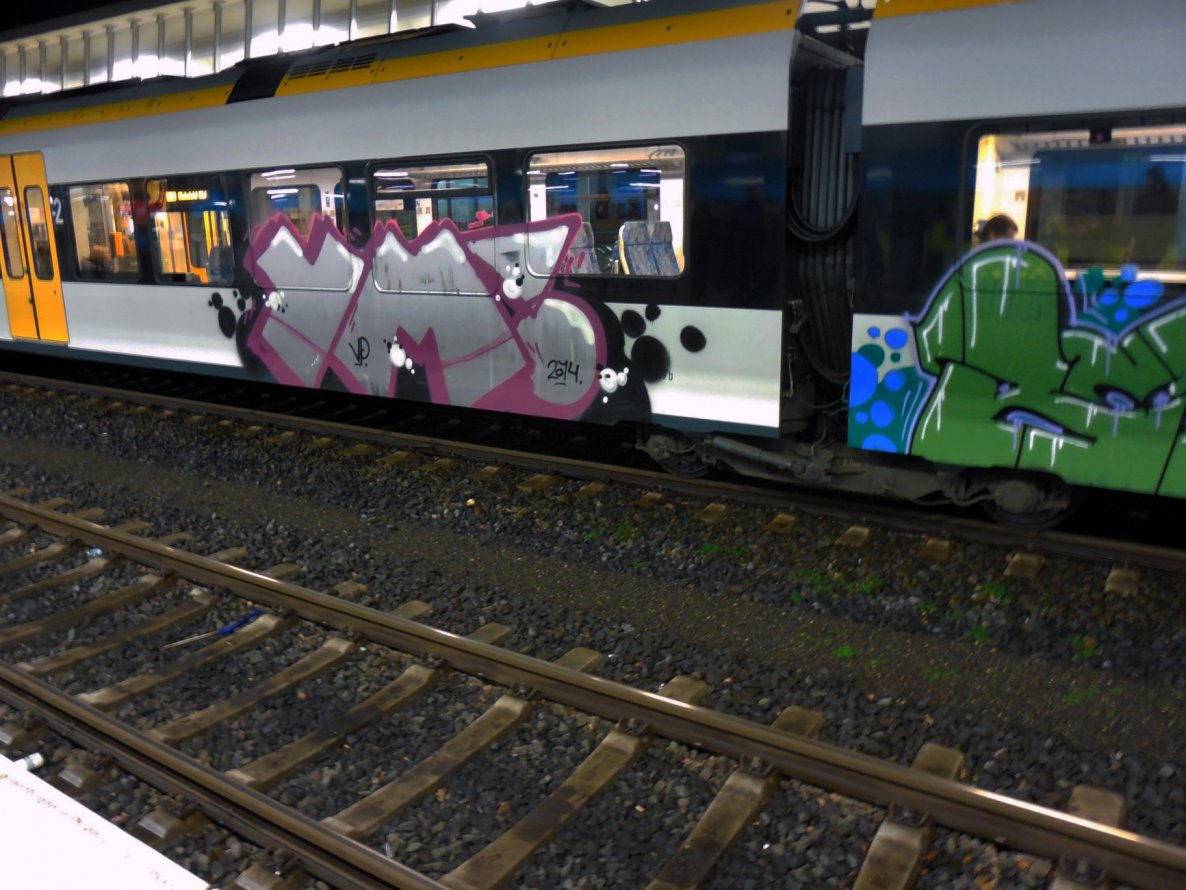 Graffiti Train - Photo by DOHE - ym, zest, beks (2015)