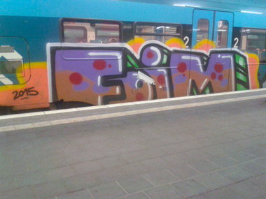 Graffiti Train - Photo by DOHE - nek, foim, osnabrück