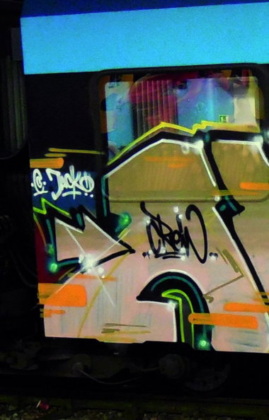 Graffiti Train - Photo by DOHE - A, crew, preview (2015)