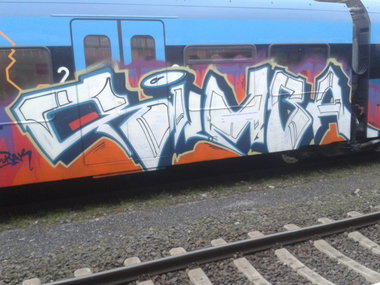 Graffiti Train - Photo by DOHE - simba, geist, durak (2014)