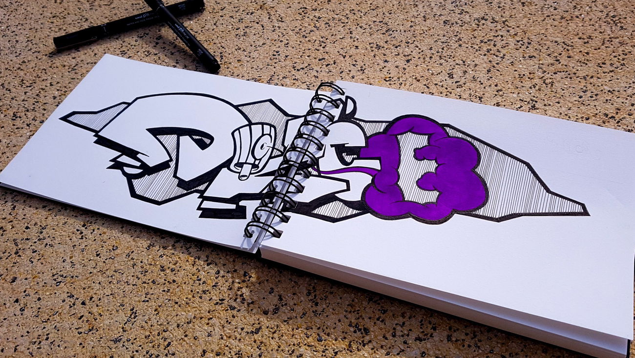 Graffiti Sketch - Photo by DOLCE - DOLCE, GRAFFITI