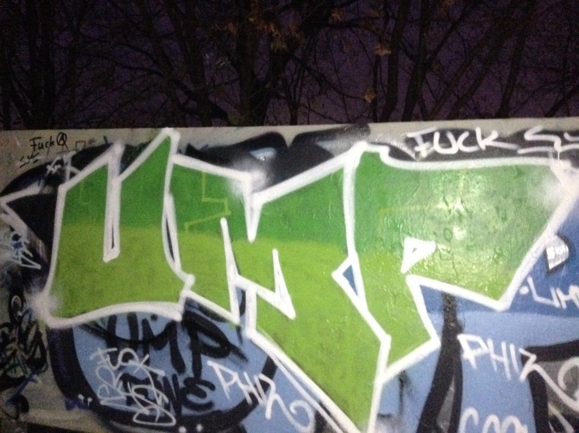 Graffiti Wall in Berlin - Photo by DONE - UMP, DONE, PHIL (2013)