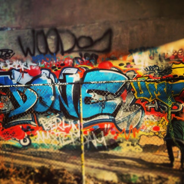 Graffiti Wall in Amsterdam - Photo by DONE - DONE, UMP, PHIL (2013)