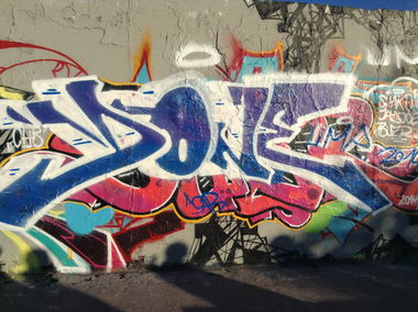 Graffiti Wall - Photo by DONE