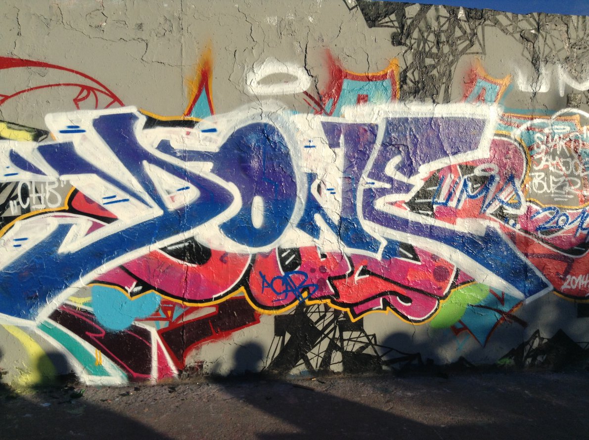 Graffiti Wall - Photo by DONE