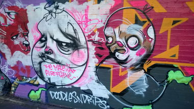 Graffiti Wall - Photo by DOODLESNDRIPS