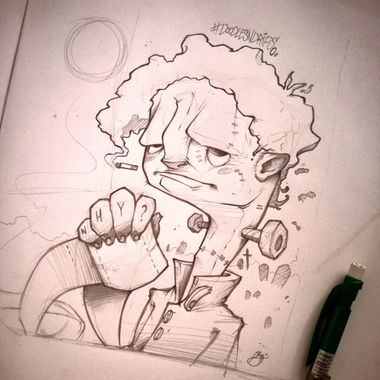 Graffiti Sketch - Photo by DOODLESNDRIPS