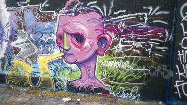 Graffiti Wall - Photo by DOODLESNDRIPS