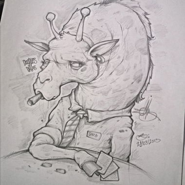 Graffiti Sketch - Photo by DOODLESNDRIPS