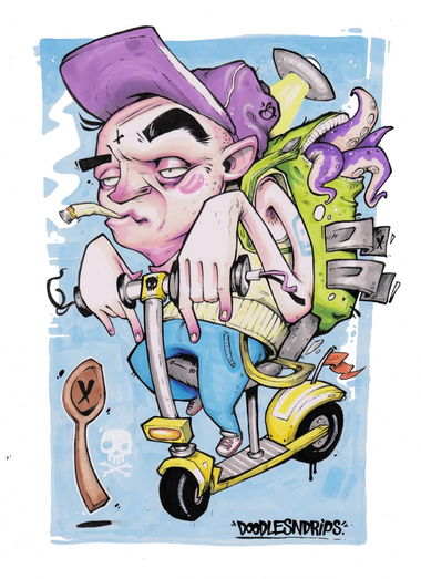 Graffiti Sketch - Photo by DOODLESNDRIPS