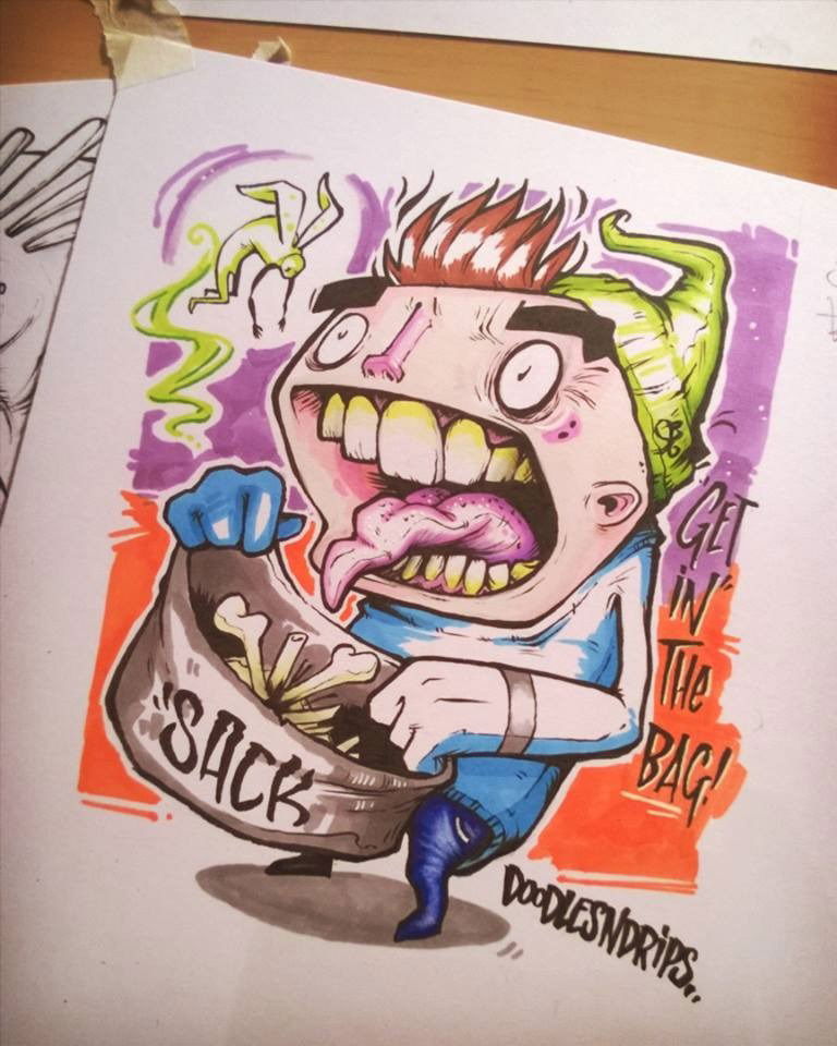 Graffiti Sketch - Photo by DOODLESNDRIPS