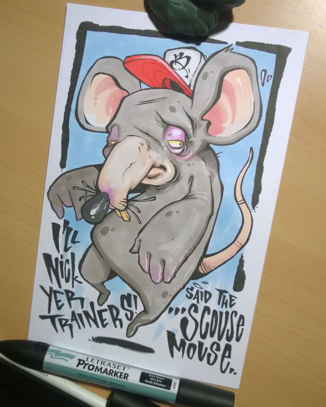 Graffiti Sketch - Photo by DOODLESNDRIPS - scouse, mouse (2016)