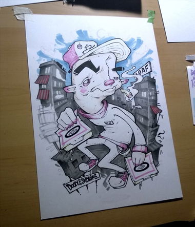 Graffiti Sketch - Photo by DOODLESNDRIPS
