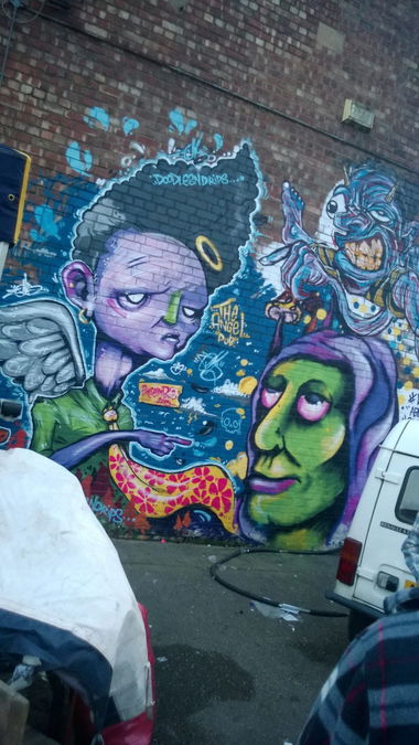 Graffiti Wall - Photo by DOODLESNDRIPS