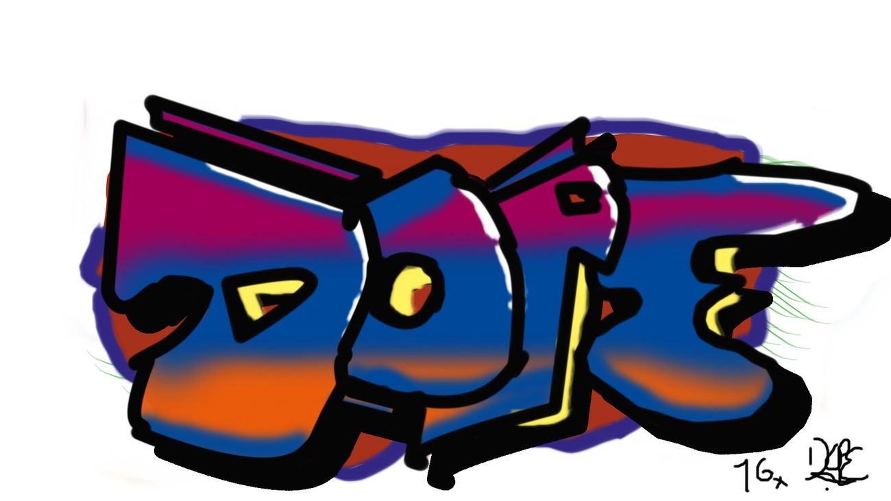 Graffiti Artwork in Germany - Photo by DOPE - Photoshop (2016)