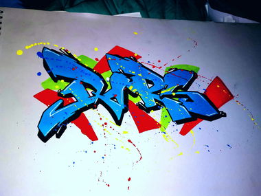 Graffiti Sketch - Photo by DORSONE (2019)