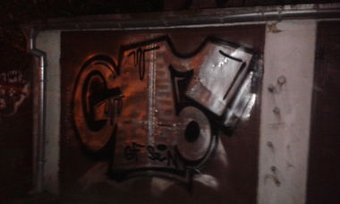 Graffiti Bombing - Photo by DOVE1