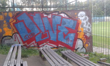 Graffiti Bombing - Photo by DOVE1