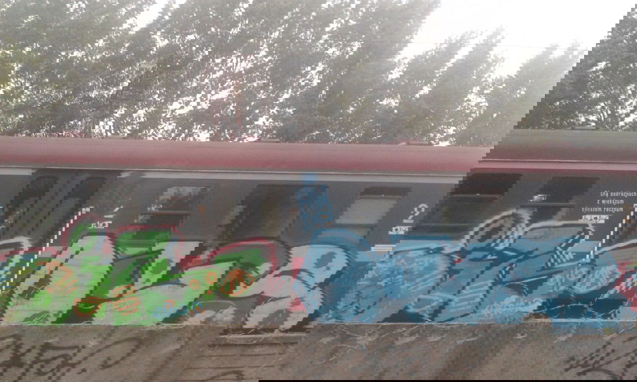 Graffiti Train - Photo by DOVE1 - mitsxdov