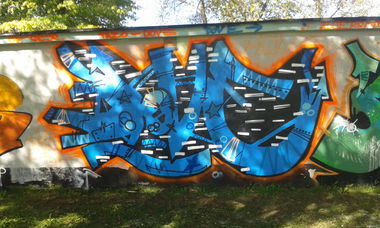 Graffiti Wall - Photo by DOVE1 - dove, ft., never
