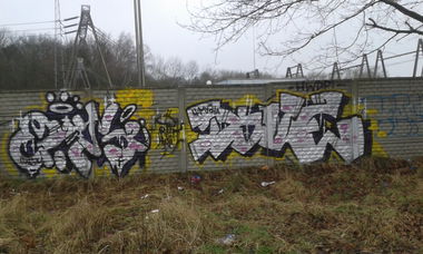 Graffiti Bombing - Photo by DOVE1