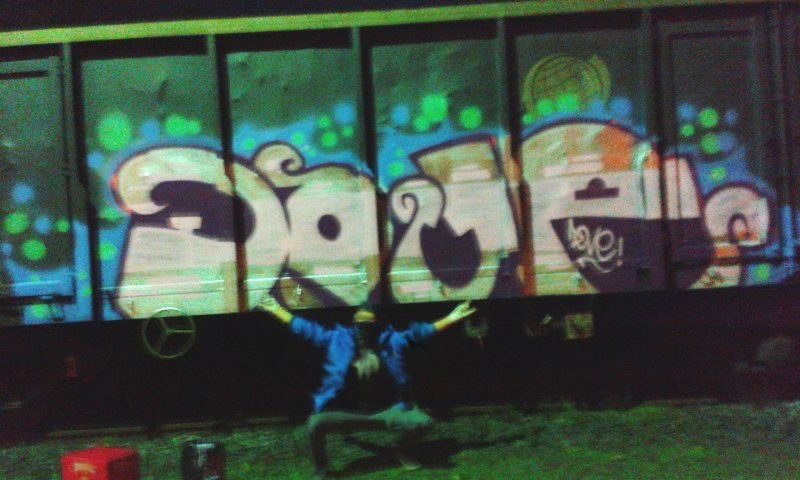 Graffiti Train - Photo by DOVES1