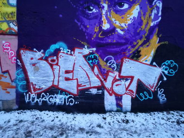 Graffiti Bombing - Photo by DRCOOPER - biernot, leipzig, 217 (2017)