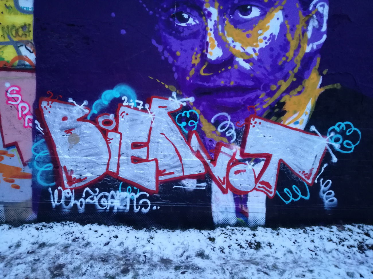 Graffiti Bombing - Photo by DRCOOPER - biernot, leipzig, 217 (2017)