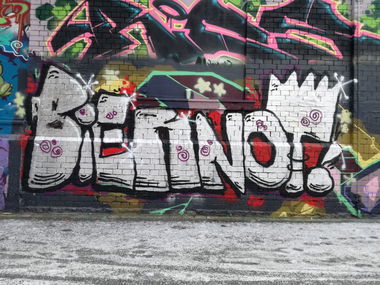 Graffiti Bombing - Photo by DRCOOPER - Biernot (2017)