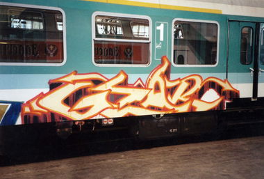 Graffiti Train - Photo by DRESDEN - Gear
