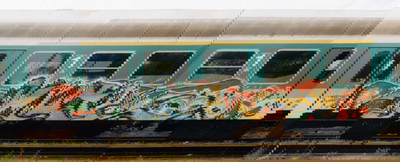 Graffiti Train - Photo by DRESDEN - Rate