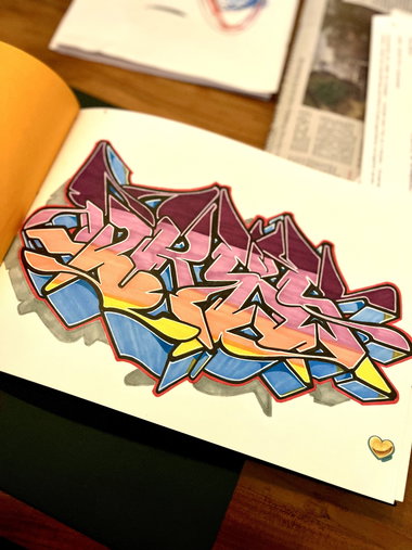 Graffiti Sketch in Eisdorf - Photo by DRES